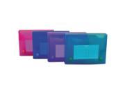 C Line 58443 Index Card Case Holds 200 4 X 6 Cards Polypropylene Assorted Colors