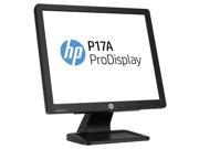 HP F4M97AA Prodisplay P17A Led Monitor 17 Inch 17 Inch Viewable 1280 X 1024 Tn 250 Cd M2 1000 1 5 Ms Vga Black