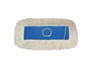 Cut End Cotton Dust Mop Heads 24 x 5 Natural 6 Carton