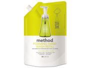 Method 817939013656 Foaming Hand Wash Refill Lemon Mint 28 Oz Pouch