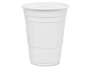 Party Plastic Cold Drink Cups 16 18 oz White 50 Bag 1000 Carton