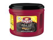 Folgers 2550020540CT Coffee Black Silk 24.2 Oz Canister 6 Carton