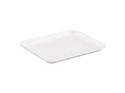 Genpak GNP8SWH Supermarket Trays White Foam 8 1 4 X 1 2 X 10 1 4 500 Carton