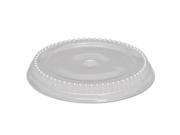 Plastic Round Pan Lid Clear 8 x 1 2 50 Pack 4 Packs Carton