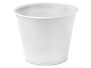 Plastic Souffl? Portion Cups 5 1 2 oz. Translucent 250 Bag DCCP550N
