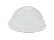 Dome Top Cold Cup Lids f 24 26oz Cups Clear 100 Sleeve 1000 Carton