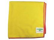Unger MF40Y Smartcolor Microwipes 4000 Heavy Duty 16 X 15 Yellow Red 10 Pk