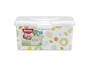 HUGGIES Natural Care Baby Wipes Unscented White 64 Tub