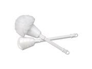 Boardwalk 528121EA Cone Bowl Mop 10 Inch Handle 2 Inch Dia. Head Plastic White