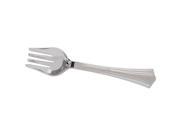 Heavyweight Plastic Serving Forks Silver 10 Reflections 60 Carton