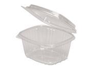 Hinged Lid Deli Containers Clear 16oz 4 1 2x5 3 8 x 2 5 8 100 Bag 2 Bg Ctn