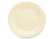 Quiet Classic Laminated Foam Dinnerware Plate 9 dia Honey 500 Carton