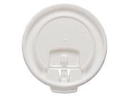 SOLO Cup Company DLX8R 00007 Liftback Lock Tab Cup Lids For Foam Cups Fits 8 Oz Trophy Cups We 100 Pk