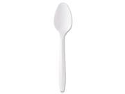 General Supply GENPPTS 10 100 Medium Weight Cutlery Teaspoon White 100 Box 10 Boxes Carton