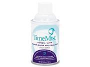 TimeMist 1042798 Metered Aerosol Fragrance Dispenser Refill Lemon Lime 6.6Oz 12 Carton