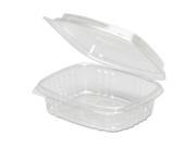 Clear Hinged Deli Container High Dome Lid APET 8 oz 5 3 8 x 4 1 2 x 2 200 Ct