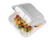 PACTIV YTD188030000 Carry Out Container 8 1 8 W White PK150 G4246770