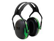 PELTOR X1 Earmuffs 22 dB NRR Green 10 Carton