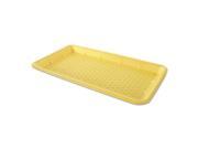 Genpak GNPW1025S YL Supermarket Trays Yellow Foam 14 3 4 X 8 X 1 125 Bag 2 Bags Carton