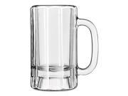 Libbey 31009466863 Glass Mugs Tankards 14 Oz Clear Paneled Beer Mug 12 Carton