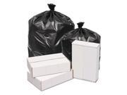 Waste Can Liners 1.6mil 38w x 38d x 58h Black 100 Carton