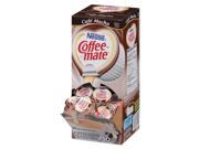 Coffee mate 35115CT Liquid Coffee Creamer Cafe Mocha 0.375 Oz Cups 50 Box 4 Box Carton