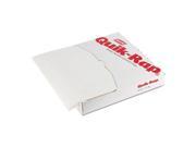 Quik Rap Grease Resistant Waxed Sandwich Paper 12 x 9 1000 PK 6 PK CT