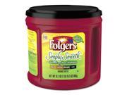 Folgers 2550020513CT Coffee Simply Smooth 31.1 Oz Canister 6 Carton