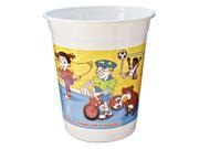 Kids Cups Polypropylene Cold 13 1 6oz White Outdoor Sports Print 500 CT
