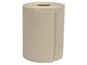Hardwound Roll Towels 1 Ply Natural 8 x 600 ft 12 Rolls Carton