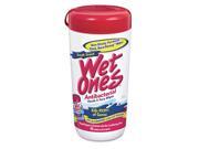 Wet Ones 4703 Antibacterial Moist Towelettes Cloth 5 3 4 X 7 1 2 40 Dispenser 12 Carton