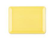 Supermarket Trays Yellow Foam 12 1 10 x 9 1 4 x 3 4 125 Bag 2 Bags Carton