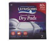 Ultrasorbs Disposable Dry Pads 23 x 35 White 7 Box 6 Carton