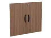 Alera Valencia Series Cabinet Door Kit For All Bookcases 31 1 4 Wide Walnut