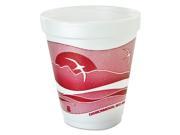 Disposable Hot Cup Red White Dart 8J8H