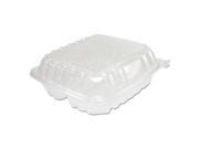 ClearSeal Hinged Lid Plastic Containers 8 1 4 x 3 x 8 1 4 Clear 125 PK 2 PK CT