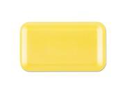 Supermarket Trays Yellow Foam 8 1 4 x 4 3 4 x 5 8 125 Bag 4 Bags Carton
