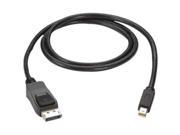 Black Box Mini DisplayPort to DisplayPort Cable MM 3 ft. 0.9 m
