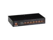 Black Box ICI208A Box Industrial Grade Usb Hub 7 Port With Isolation Usb External 7 Usb Port S 7 Usb 2.0 Port S