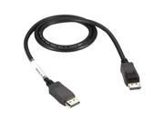 Black Box DisplayPort Cable Male Male 32 AWG 3 ft. 0.9 m