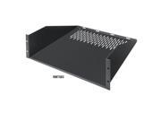 Black Box RMTS03 Rackmount Vented Fixed Shelf 60 Lb. Cap