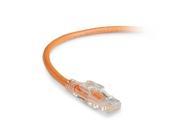GigaBase 3 CAT5e 350 MHz Lockable Patch Cable UTP Orange 1 ft. 0.3 m