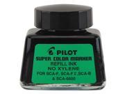 Pilot 43500 Jumbo Marker Refill Ink For Permanent Markers 1 Oz Ink Bottle Black