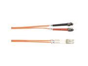 Black Box FO625 010M STLC Box 62.5 Micron Multimode Value Line Patch Cable St Lc 10 M 32.8 Ft. Fiber Optic For Network Device 32.81 Ft 2 X St Male Net