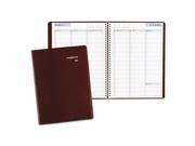AT A GLANCE G520 14 Weekly Appointment Book 8 X 11 Burgundy 2017