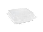 Staylock Clear Hinged Container Plastic 9 X 3 X 8 3 5 Clear 100 PK 2 PK CT