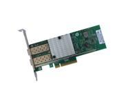 ENET HP 593717 B21 Compatible 10Gb Dual Port PCI Express x8 Network Interface Card NIC 2x Open SFP Ports Intel 82599 Chipset Based