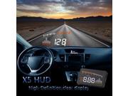New X5 LED Car HUD Head Up Display OBD2 Interface Plug Play Speed Alarm Rotating Speed alarm Temperature Voltage Brightness Adjustment