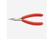Knipex 4 1 2 Electronics Pliers w Round Pointed Jaw Plastic Grip 35 31 115