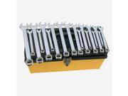 Wiha Heyco 40098 18 Piece Metric Combination Wrench Tool Box Set